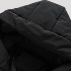 Men’s Hooded Puffer Jacket Quilted Zip Front Coat
