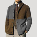 Men’s Knit Cardigan Shawl Collar Button Sweater