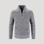 Men’s Half Zip Knit Sweater Relaxed Casual Style