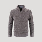 Men’s Half Zip Knit Sweater Relaxed Casual Style