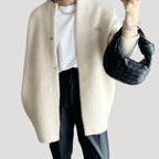 Women’s Long Knit Cardigan Open Front Relaxed Sweater Coat