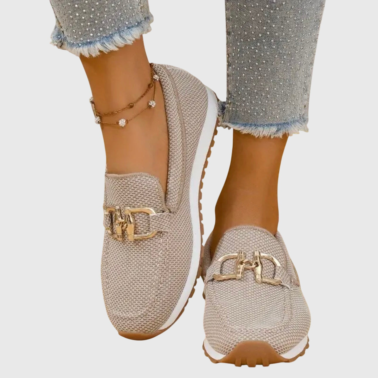 Women’s Loafers Slip On Walking Shoes Mesh Lightweight